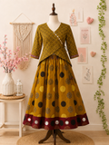 Pinteresty Cotton Skirt With Mirror Work