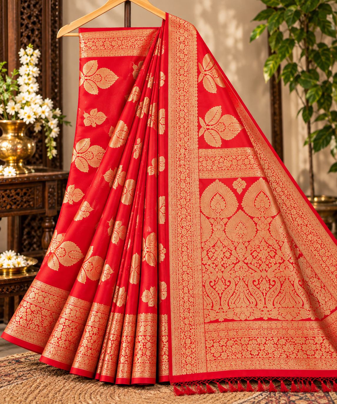 Red banarasi saree ❤️