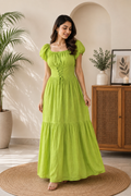 Soft Fabric Rhinestone Dress